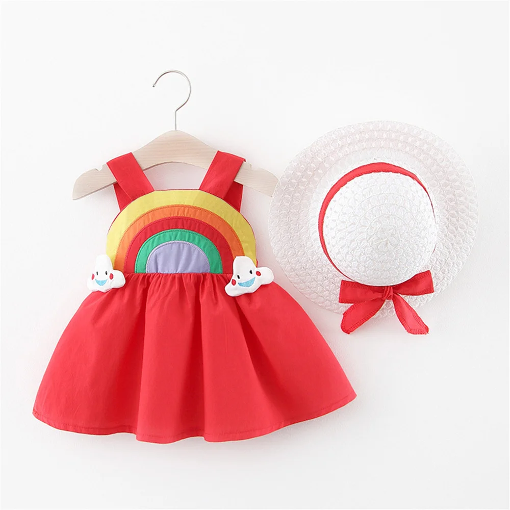 [E246] Sabriel dress - embroidered straw hats